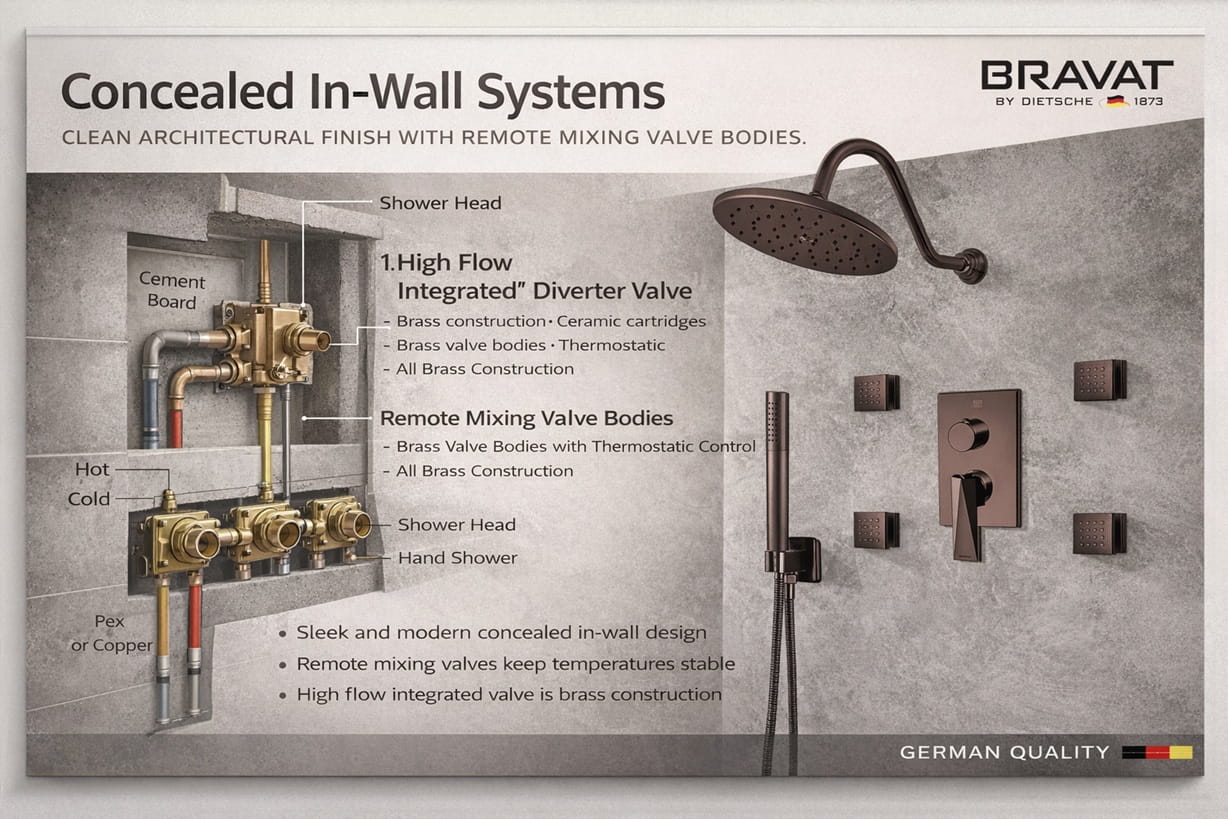 Concealed Thermostatic Valve